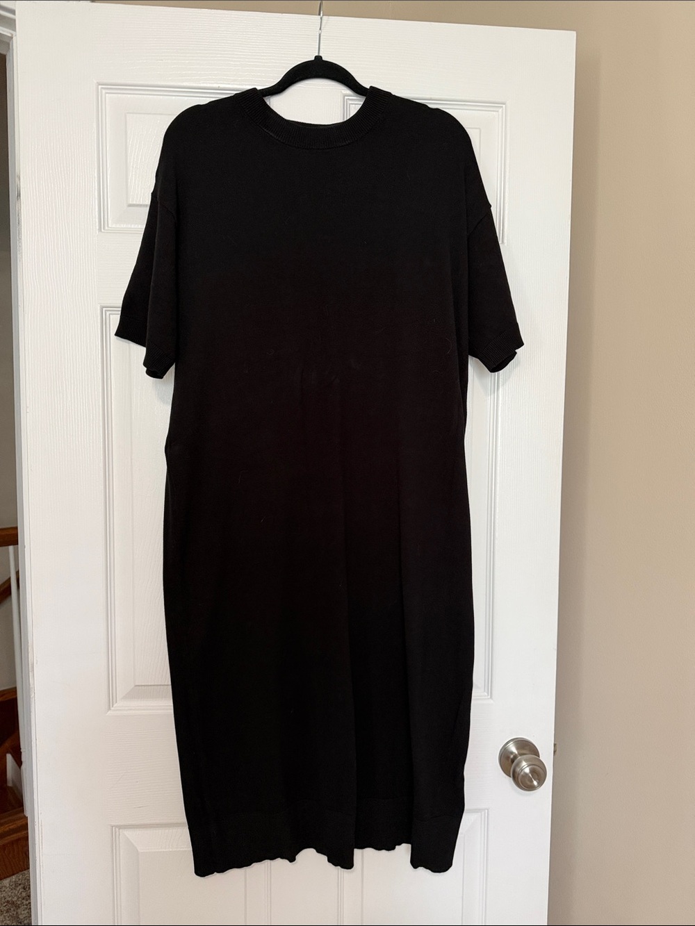 H&M Black Midi knit Dress